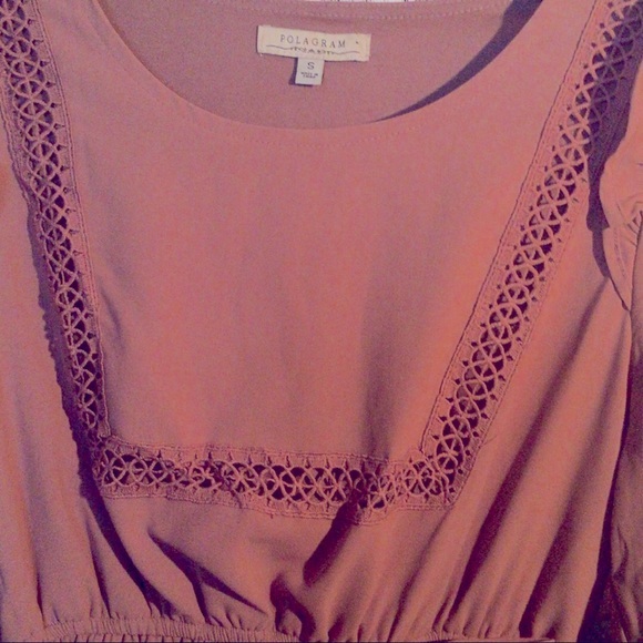 POLAGRAM Pink BLUSH DRESS - Picture 6 of 7